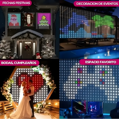 Cortina Inteligente 3D – LEDs