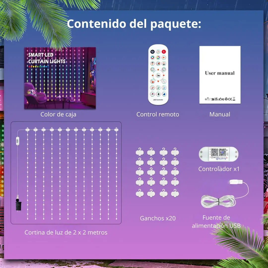 Cortina Inteligente 3D – LEDs